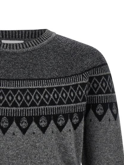 Gray Wool Cardigan