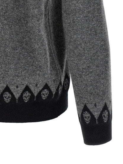 Gray Wool Cardigan