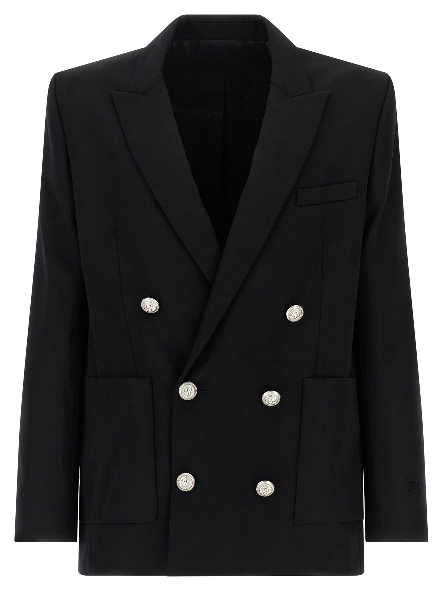 Black Virgin Wool Blazer
