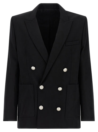 Black Virgin Wool Blazer