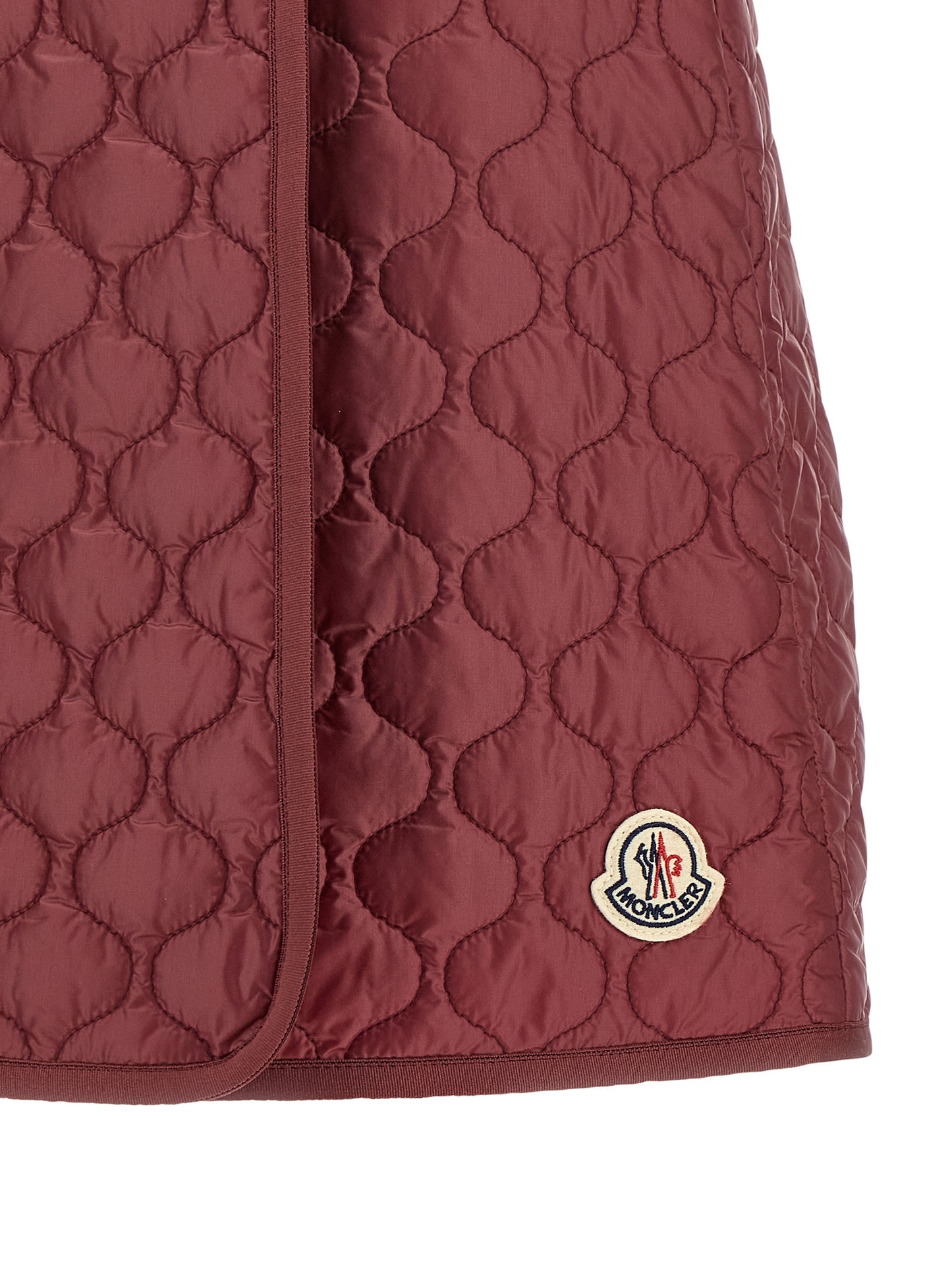 Bordeaux Polyamide Long Skirt