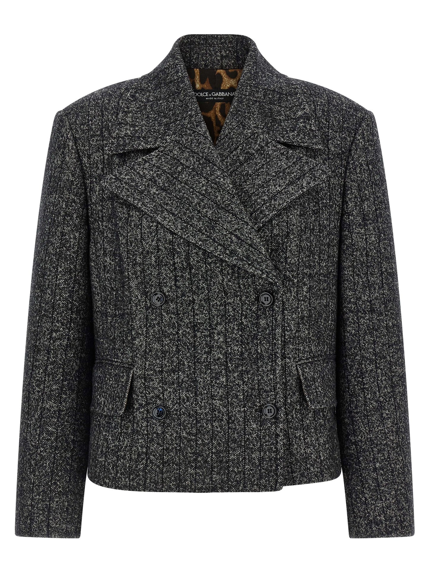 Bicolor Elastane Blazer
