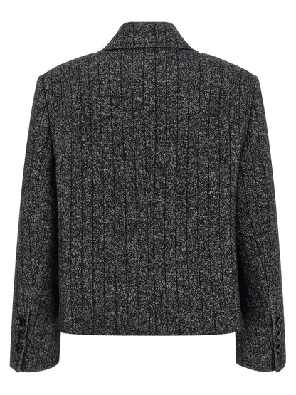 Bicolor Elastane Blazer