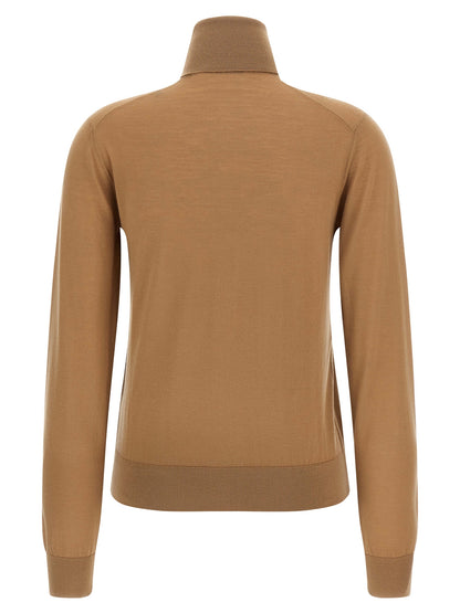 Beige Cashmere Cardigan