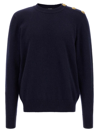 Blue Cashmere Cardigan