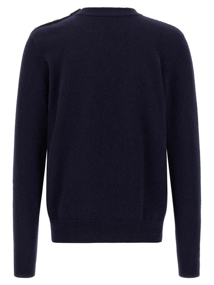 Blue Cashmere Cardigan