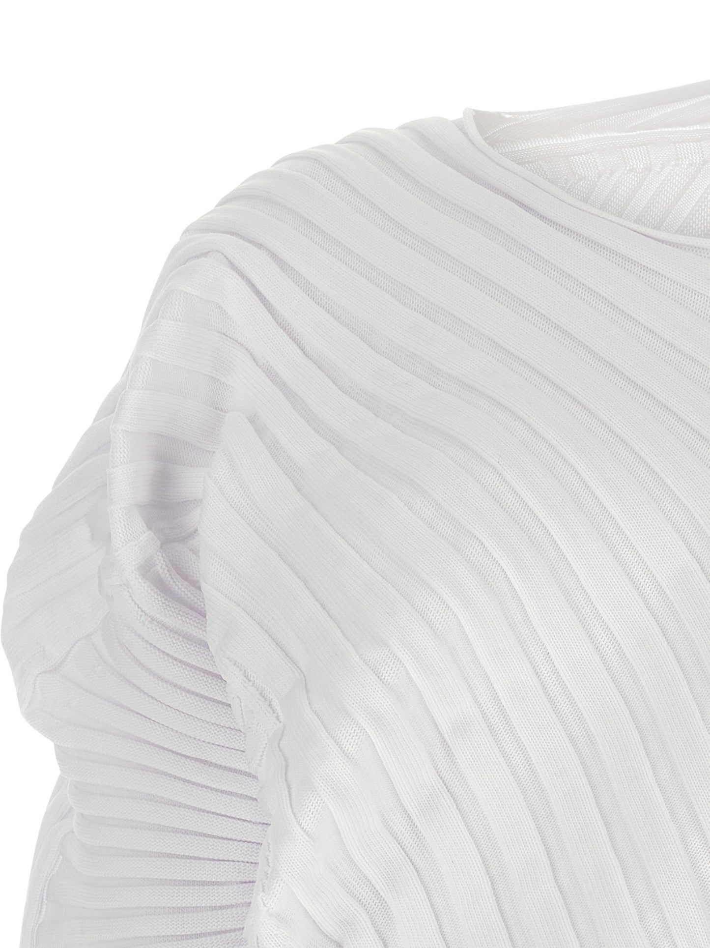 White Polyester Casual Dress
