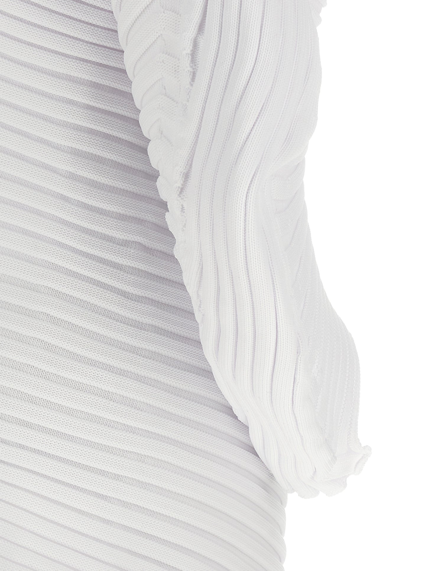 White Polyester Casual Dress