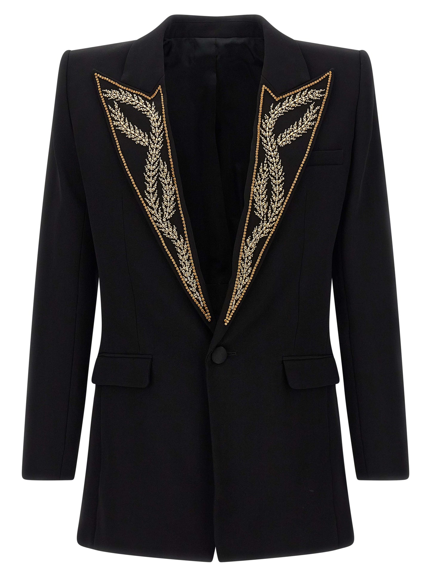 Black Viscose Blazer