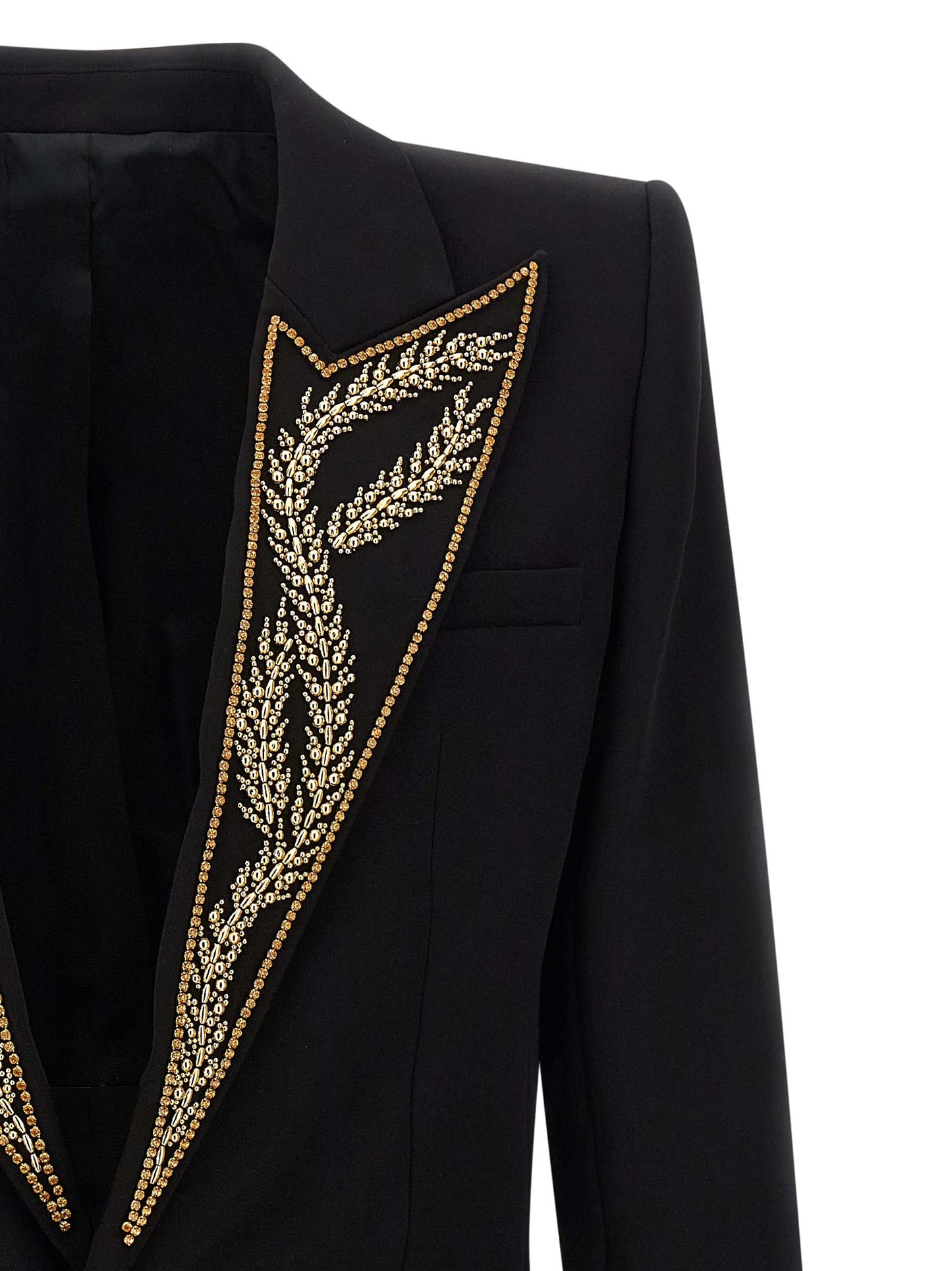 Black Viscose Blazer