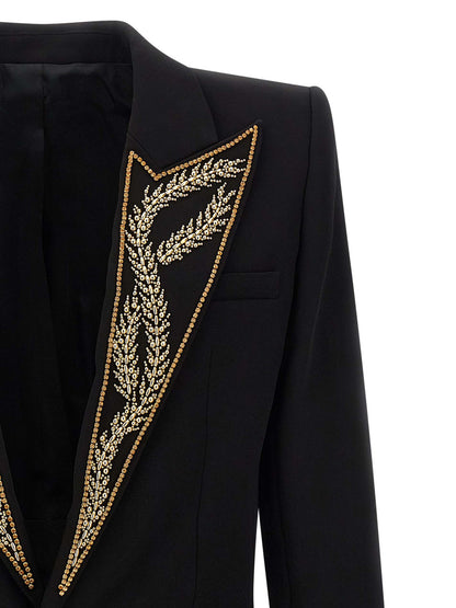 Black Viscose Blazer