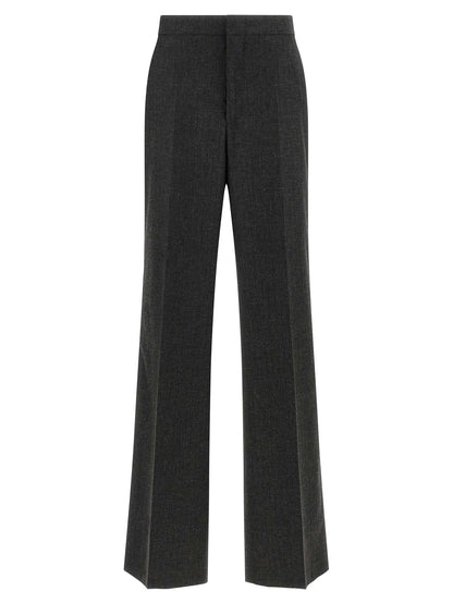Gray Viscose Two-Piece Suit
