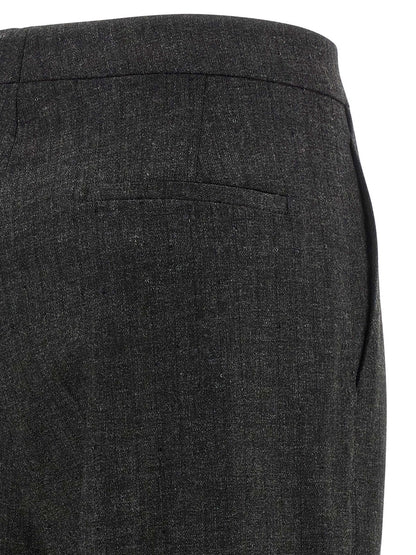 Gray Viscose Two-Piece Suit