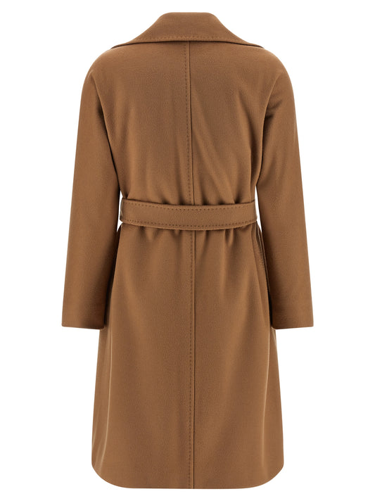 Brown Virgin Wool Coat