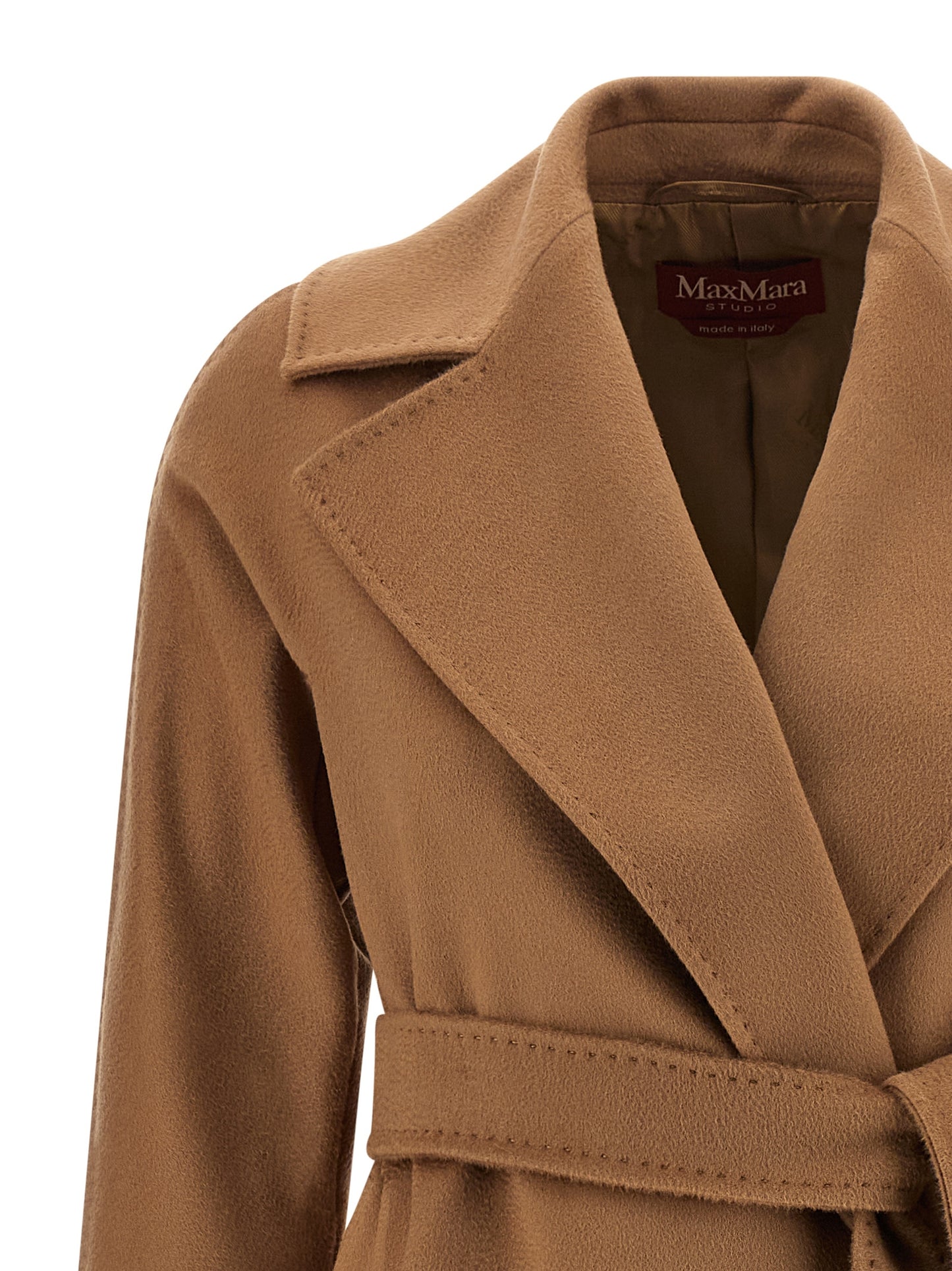 Brown Virgin Wool Coat