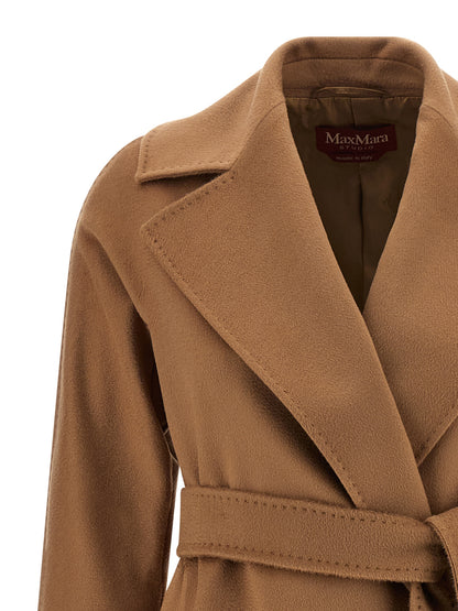 Brown Virgin Wool Coat
