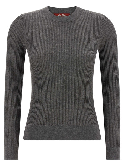 Gray Silk Cardigan