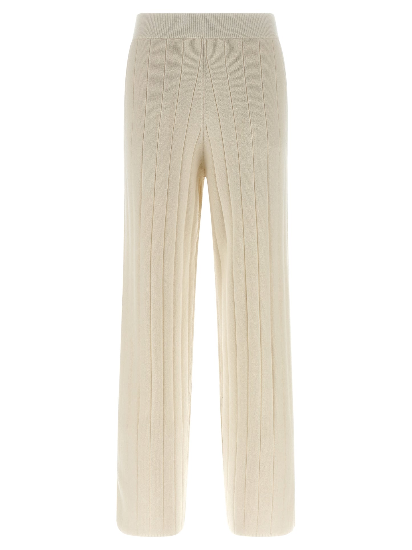 White Cashmere Joggers (Workout Pants)