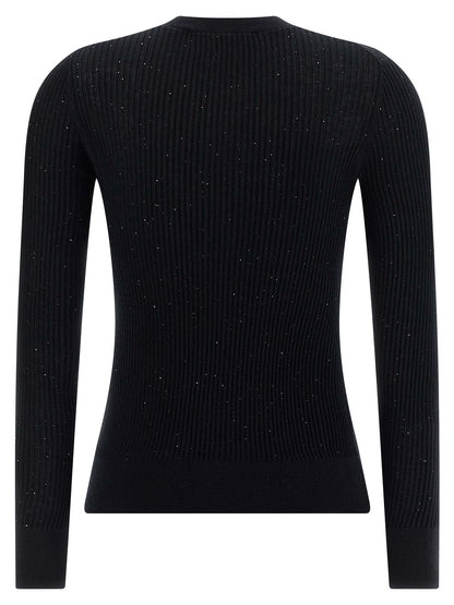 Black Silk Cardigan
