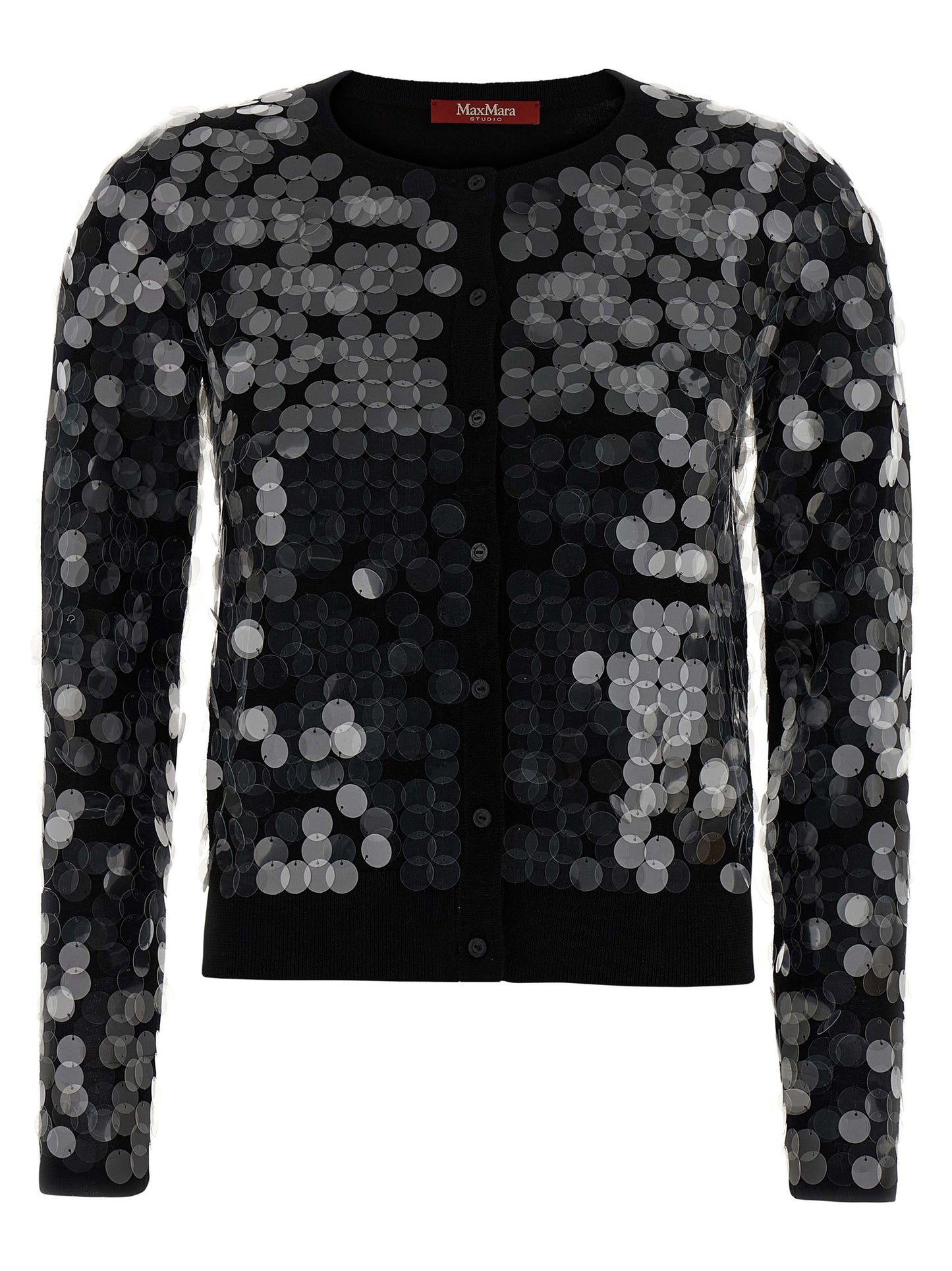 Black Virgin Wool Cardigan