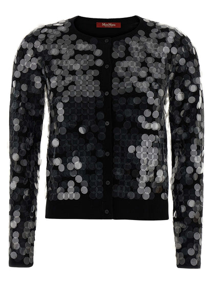 Black Virgin Wool Cardigan