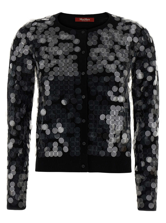 Black Virgin Wool Cardigan