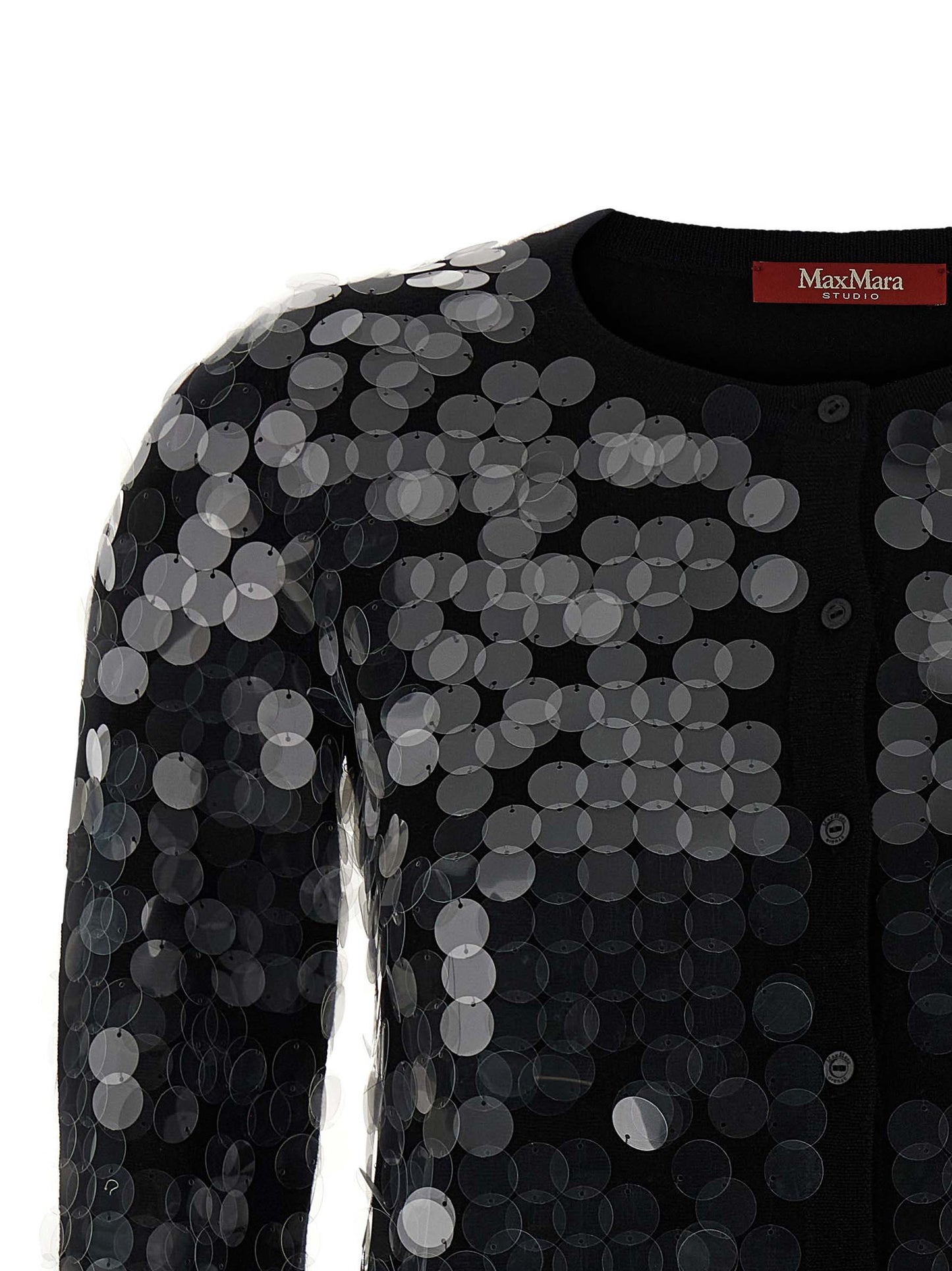 Black Virgin Wool Cardigan