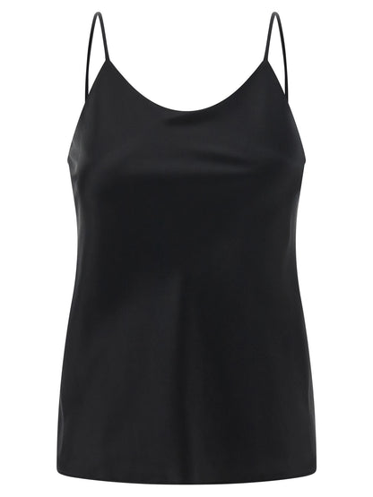 Black Silk Tank Tops