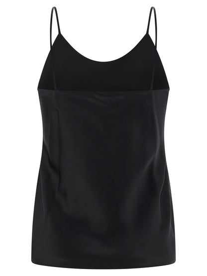 Black Silk Tank Tops