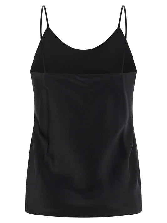 Black Silk Tank Tops