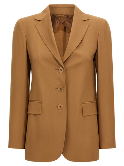 Brown Virgin Wool Blazer