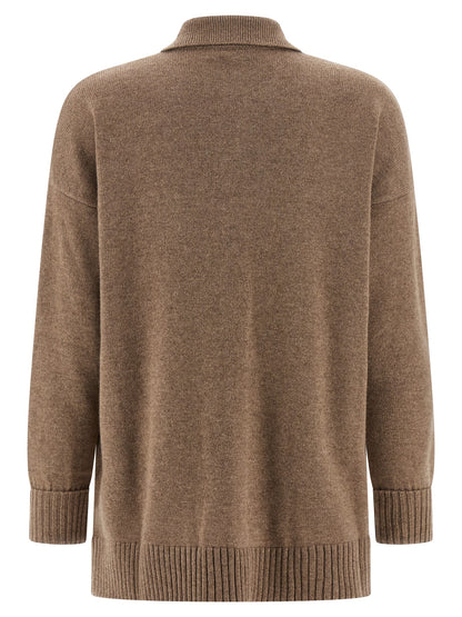 Brown Cashmere Cardigan