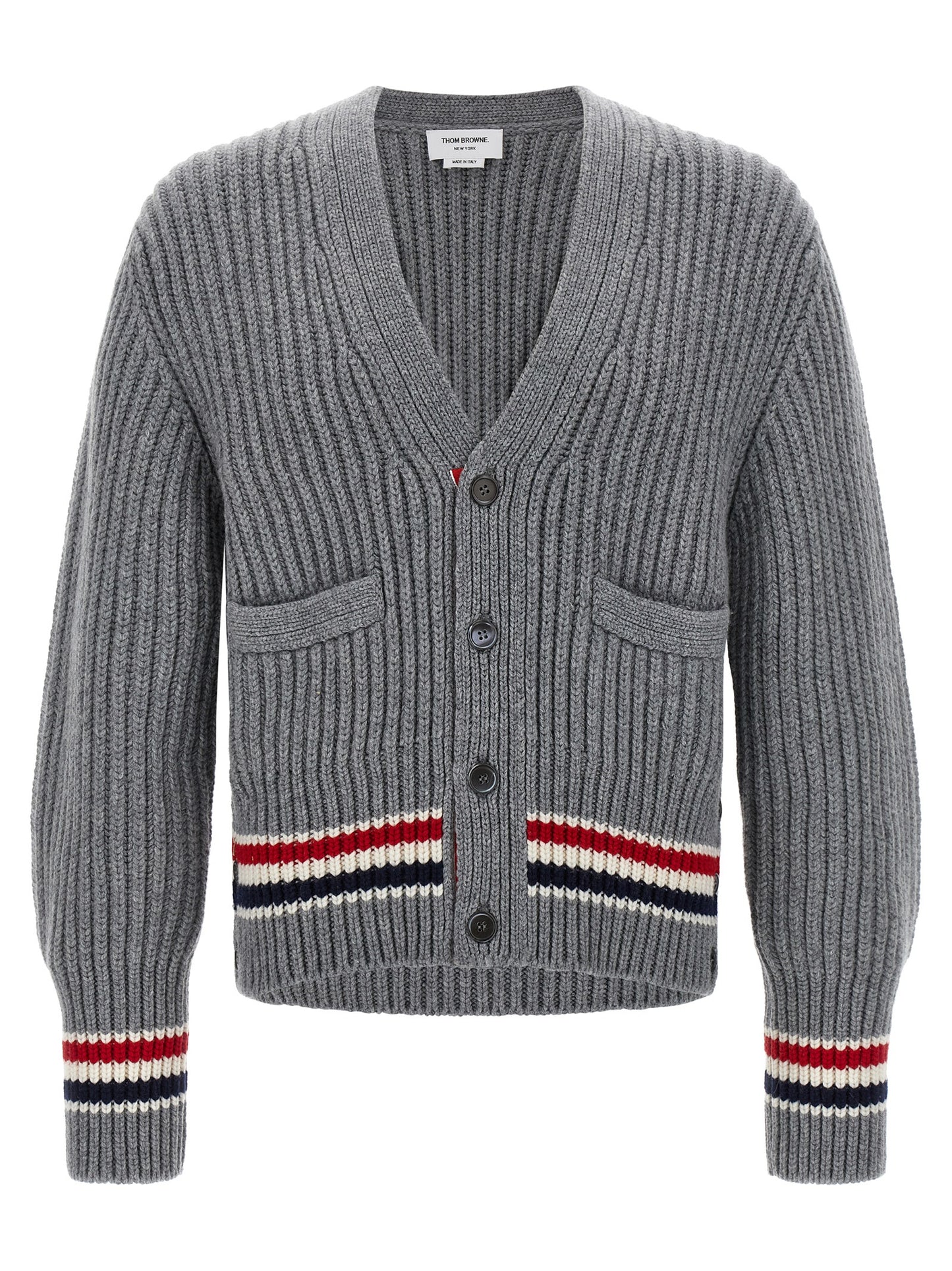 Gray Cashmere Cardigan