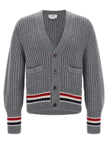 Gray Cashmere Cardigan