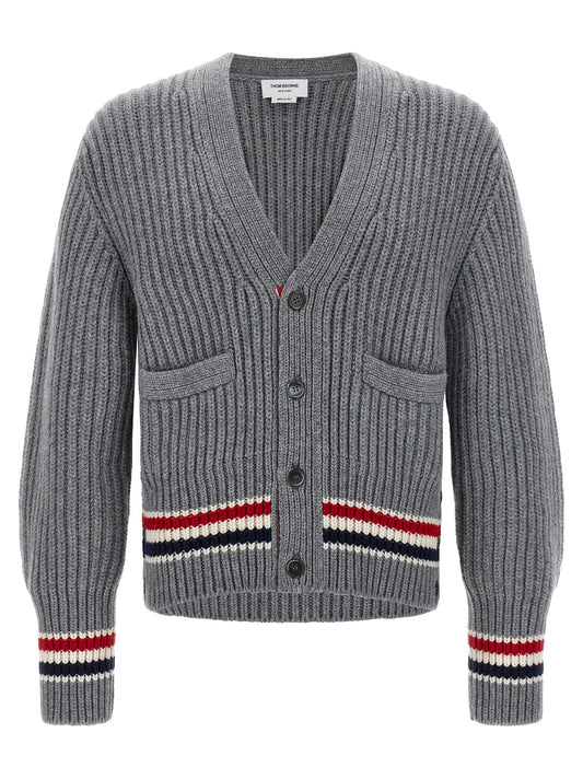 Gray Cashmere Cardigan