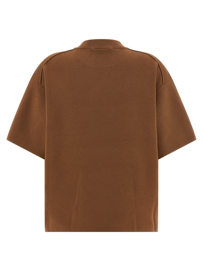 Brown Viscose Cardigan