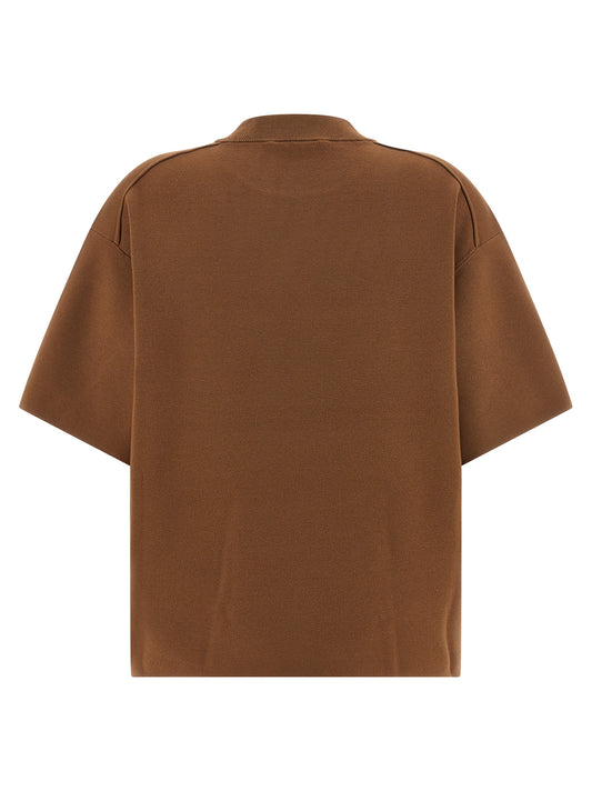 Brown Viscose Cardigan