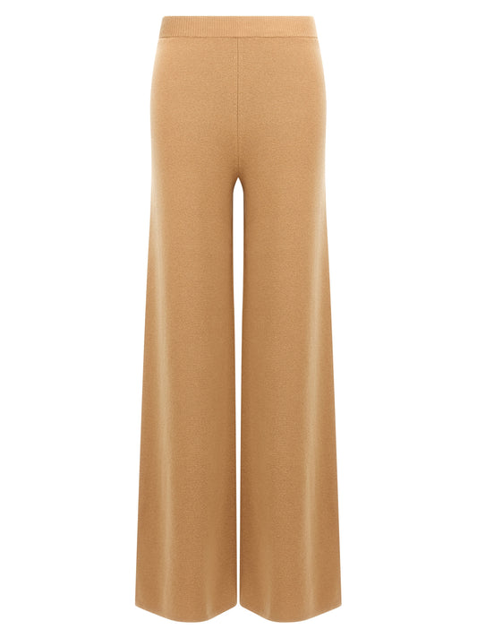 Brown Wool Casual Pants