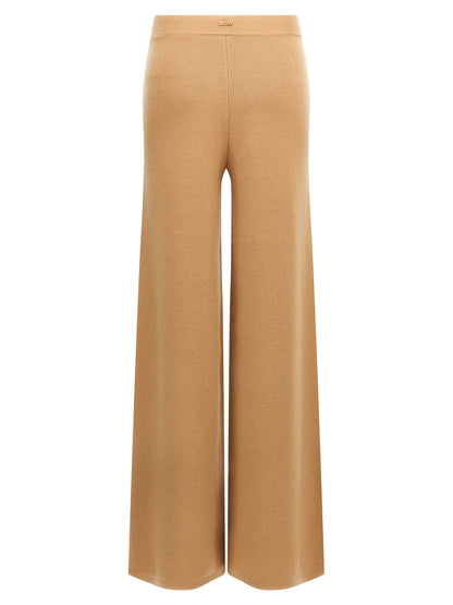 Brown Wool Casual Pants