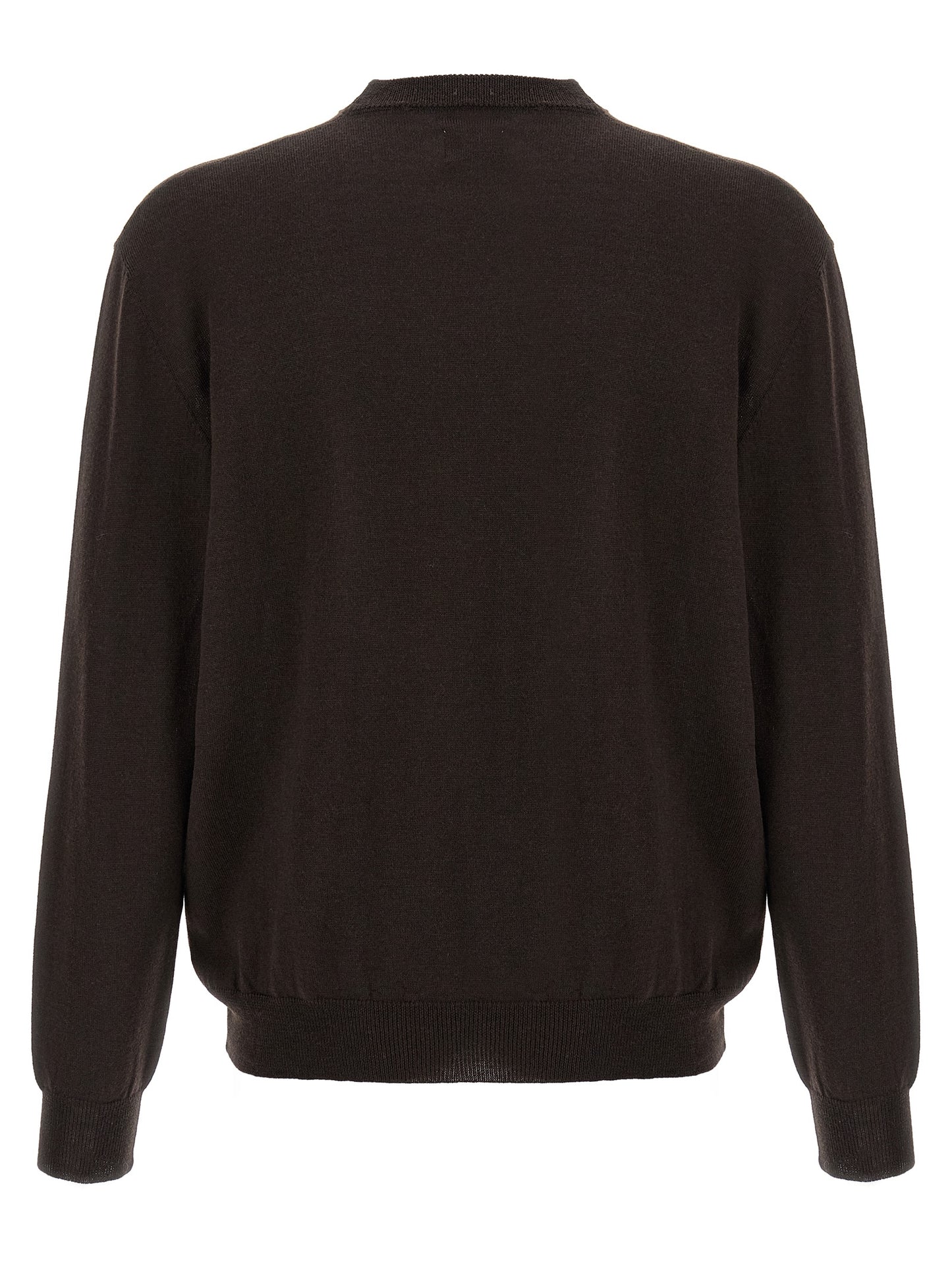 Brown Wool Cardigan