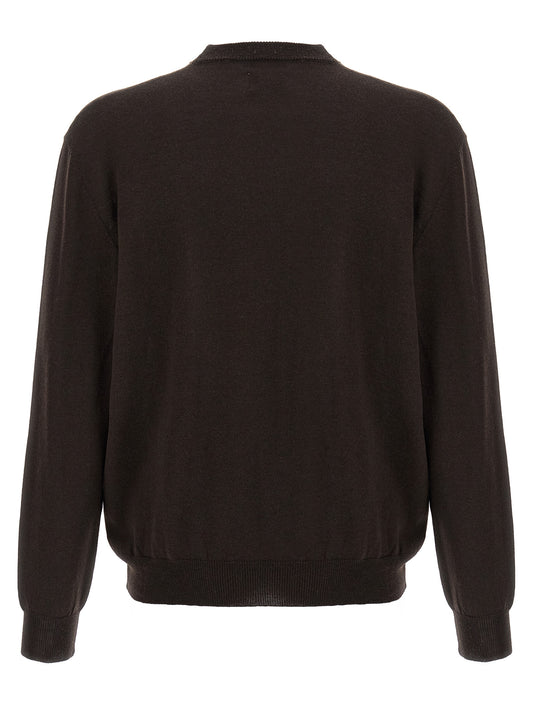 Brown Wool Cardigan