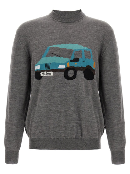 Gray Wool Cardigan
