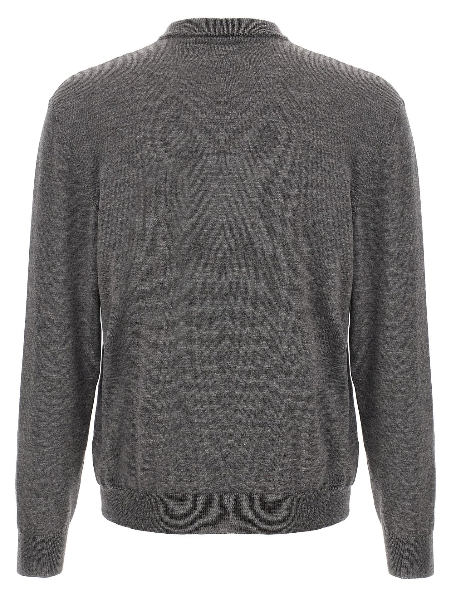 Gray Wool Cardigan