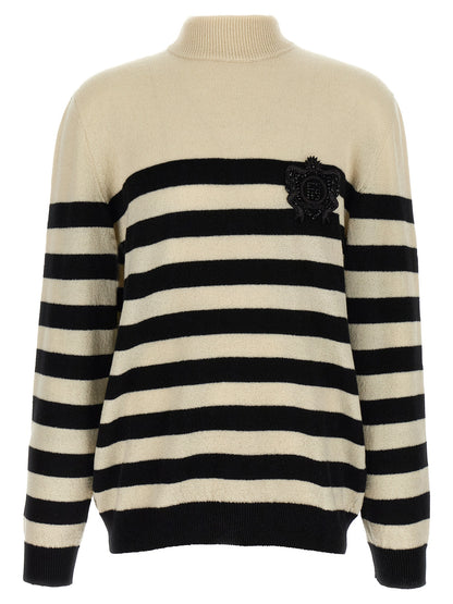 Bicolor Wool Cardigan