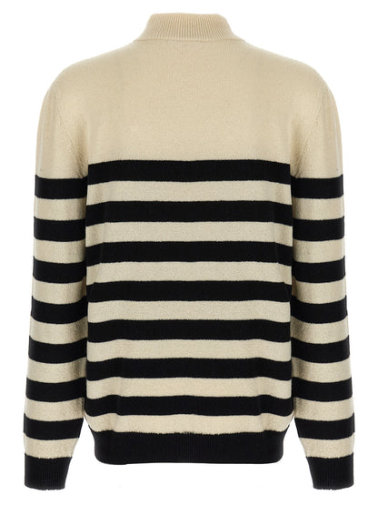 Bicolor Wool Cardigan
