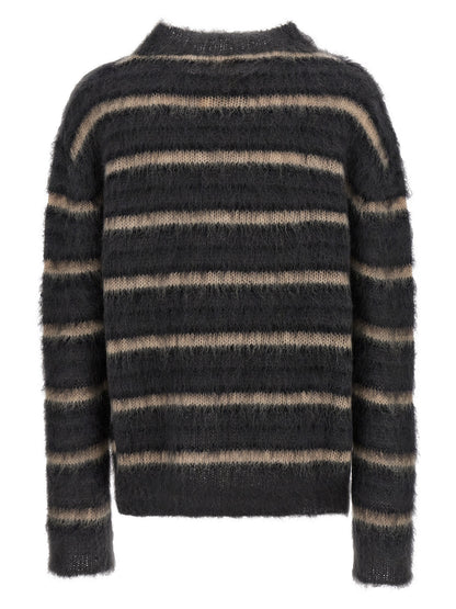 Gray Fabric Cardigan