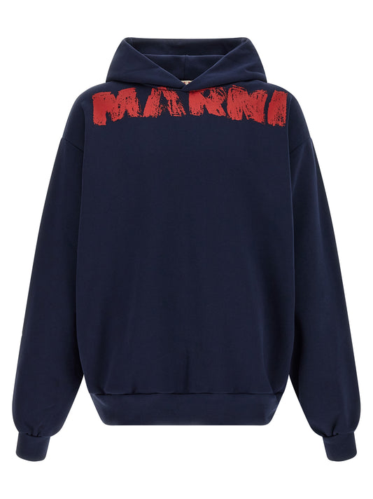 Blue Cotton Sweatshirt