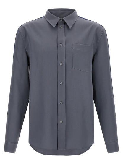 Gray Virgin Wool Blouse