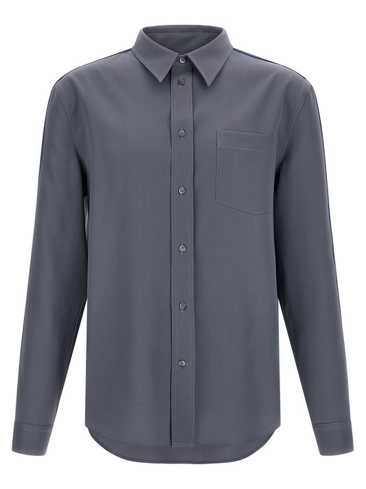 Gray Virgin Wool Blouse