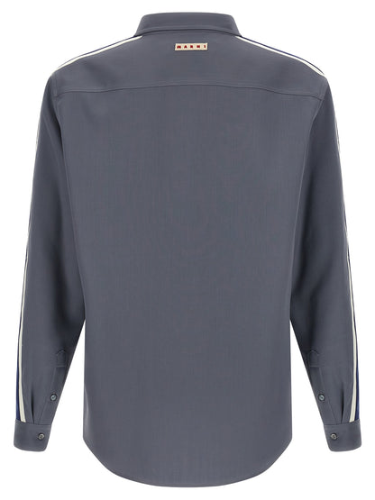 Gray Virgin Wool Blouse